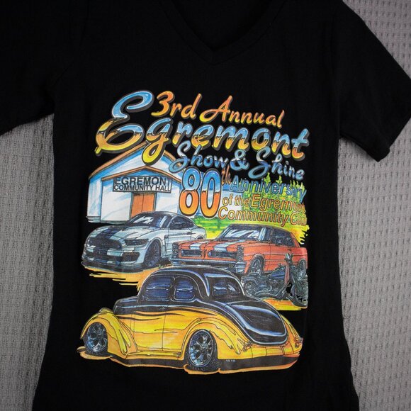 Vintage Egremont Carshow Tee Vintage Racing Womens Medium - Picture 3 of 8